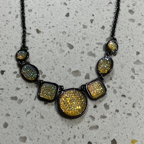 Iridescent Necklace with Free Pearl Bracelet - Picture 3 of 7